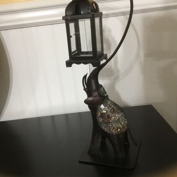 Pier 1 Imports Metal Elephant Tea-light Lantern - Picture 9 of 13
